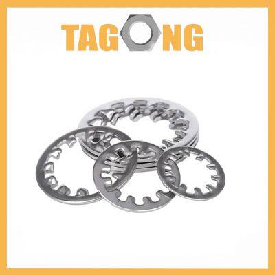Industrial 304 Stainless Steel Flat Lock Washers With DIN Standard External Teeth Zinc Finish Carbon Steel Plastic photo-1
