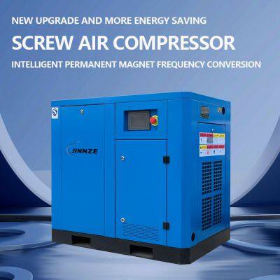 Single Phase Household Movable Electric Single Stage Power Frequency Screw Air Compressor photo-3