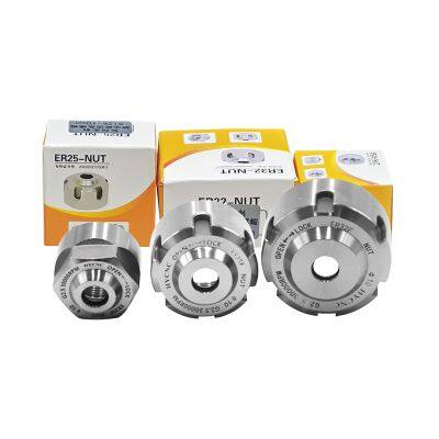 High Precision ER Chuck Nut ER20/ER25/ER32 for CNC Milling Cutter Mother Milling Clamping Nut Machine Machine Tools Accessory