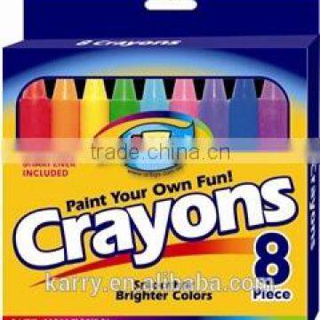 Eight Big Crayon 1.4 Cm In Diameter B0014