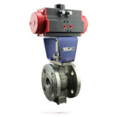 V-Type Ball Valve With DN25-600mm Size Range and Flanged Connection for Industrial Automation Systems photo-3