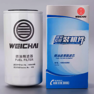 Pièces de rechange pour le moteur Weichai Wd615 1000442956 Élément de filtre à carburant pour machines de construction photo-2