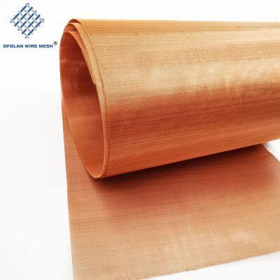 Industrial Grade Red Copper Wire Mesh Roll Wholesale Price photo-2