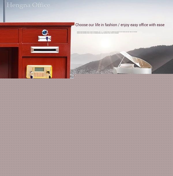 Steel Desk With Safe Compartment | Document & Cash Security | Logistics Center Office - Direct Supplier photo-5