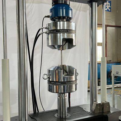 HST-HFT50B 5T 50kN Electro-hydraulic Servo Dynamic Static Fatigue Testing System 50KN Electronic Fatigue Testing Machine photo-6