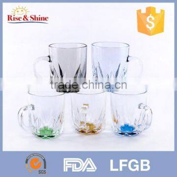 Wholesale Factory direc Glass mug with handle/beer mug