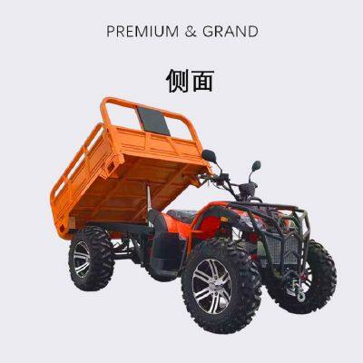 Véhicule tout terrain à essence de 350 cc, moto quadricycle tout-terrain, ATV pour montagnes et plages, véhicule agricole à traction quatre roues