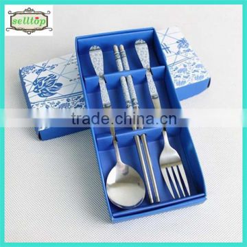 Cute satinless steel china tableware wedding gifts souvenirs                        
                                                Quality Choice