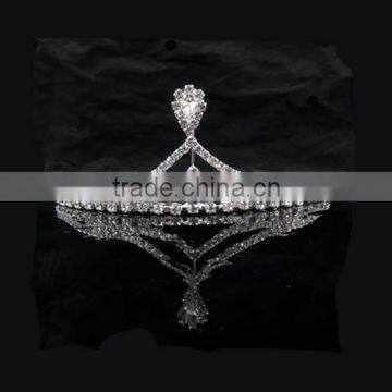 Best Selling Wholesale Wedding Hair Jewelry Crystal Crown Headband For Sale photo-5