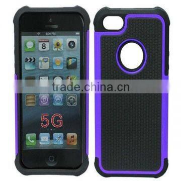 Hot sale High Impact Combo Hard Soft Case For IPhone5 5S .For IPhone5 Hard case