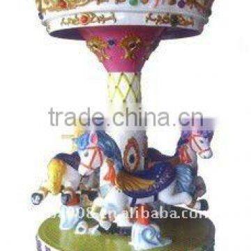 3 Small Roundabout Kiddie Rider Luxury Carousel