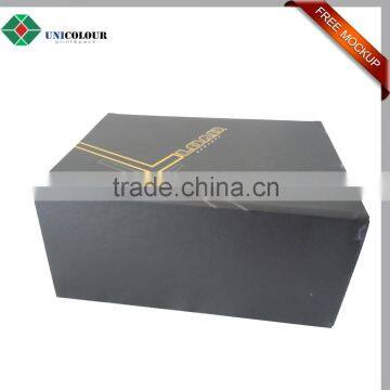 Big Strong cardboard folding box template with custom design