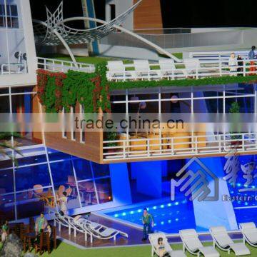 Miniature Architectural Building Scale Model With Lighting Effect photo-5