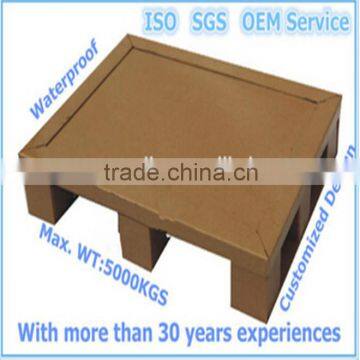 Ideal for one way freight application disposable paper pallets loading