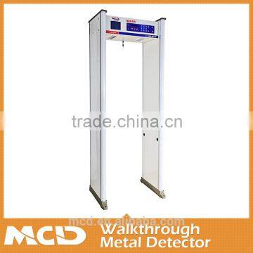 Walk Through Metal Detector with 8 Zones Suitable for Hotels and Bank