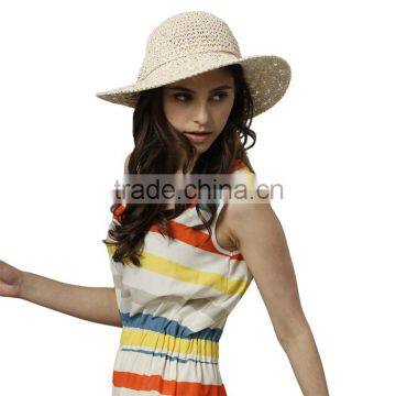 2013 new fresh fashion summer lady straw design wide brim hat and cap