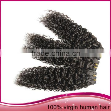 Aliexpress2015 Wholesale price Kinky Curly Brazilian Virgin Hair Weaving