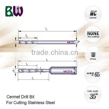 Cermet Material Drill Bit For Cutting Stainless Steel Material photo-2