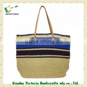 Colorful Paper straw beach bags