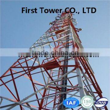 4 legged tubular wifi communication tower