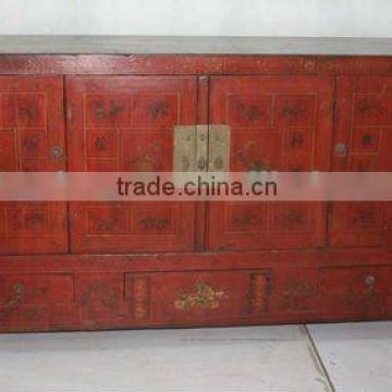 Chinese antique hand painted cabinet