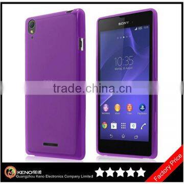 Keno Case Cover Cheap High Quality Pudding TPU Soft Case for Sony Xperia T3 Case