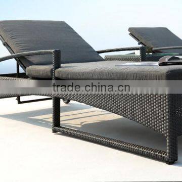 Patio Furniture Outdoor Rattan Wicker Double Sun Lounger(DH-9677) photo-2