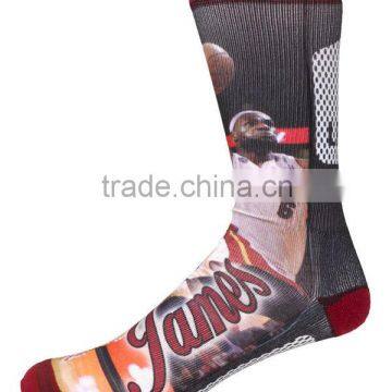 Basketball Sublimated Men's Crew wholesale elite socks, elite basketball socks, elite socks