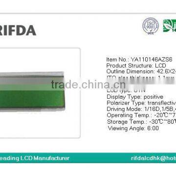 Yellow Green STN 8x2 Character Outdoor Lcd Display photo-2