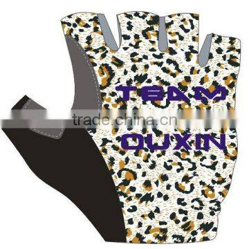 Cycling Gloves/non-slip Bicycle Glove/pro Bike Glove Men Half Finger Pro Team Soccer Gloves Sexy Leopard Grain photo-2