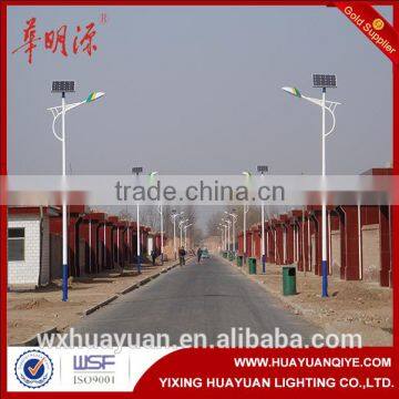 Solar steel galvanized outdoor lamp post