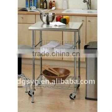 304 Stainless Steel Worktable for Kitchen Room and Clean Room