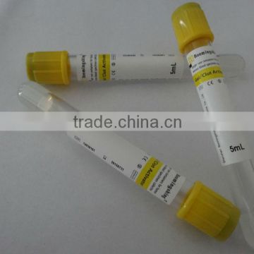 vacuum blood collection tube/Gel and Clot Activator Tube with CE Certificate