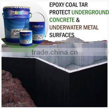 Epoxy Coal Tar Paint protect Underground Concrete & Underwater Metal Surfaces JIS Standard JONA TAR