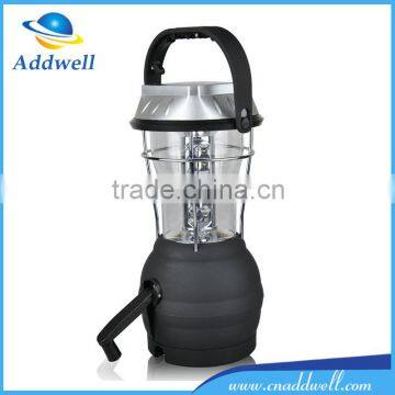 Outdoor emergency light hand crank 36 LED solar camping light