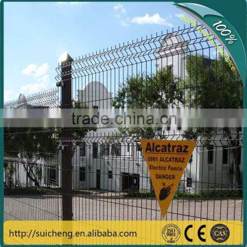 Guangzhou factory plastic metal fence/powdering coated metal welded fence/fence panels