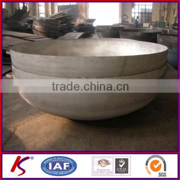 large diameter SPHERICAL PIPE CAP