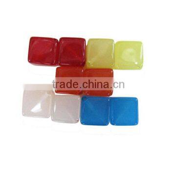 modern acrylic cube beads