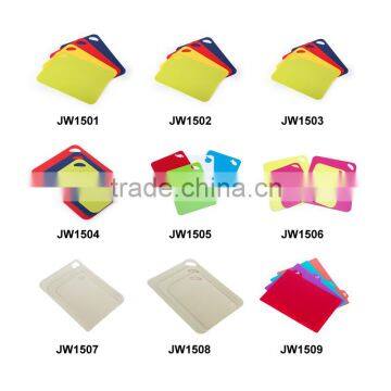 2016 New Idea Eva Flexible Cutting Board Antimicrobial Kitchen Board Non Slip Cutting Mat Set