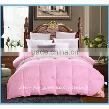 High quality luxury high quality goose down quilt goods from china