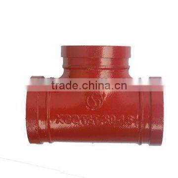 Ductile iron equal tee