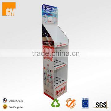 Good Quality Corrugated Paper Bottle Display Stand