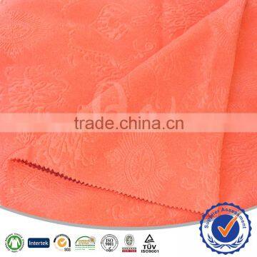 Chenying Textile Wool Cashmere Melton Coat Lining Embossed Polyester Fabric