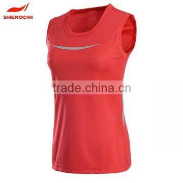 Dongguan OEM factory low moq comfortable dry fit running singlets