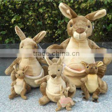 plush toys/custom stuffed and plush kangaroo toy mum and baby/stuffed kangaroo toy