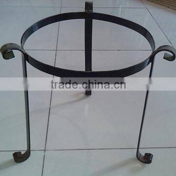 wrought iron flower pot basket stand with good quality