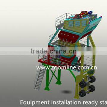 China Mobile Asphalt Batching Plant Machine