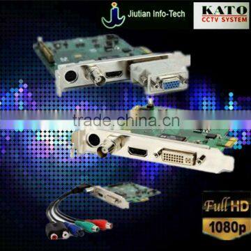 bestseller:full HD video capture card Support Windows 7 and NTSC/PAL