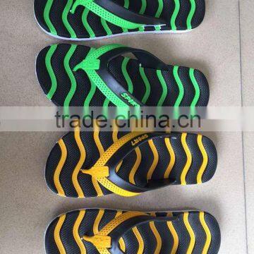 2016 New arrival mens beach flip flops