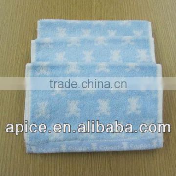 high grade embroidery cotton white hand towels